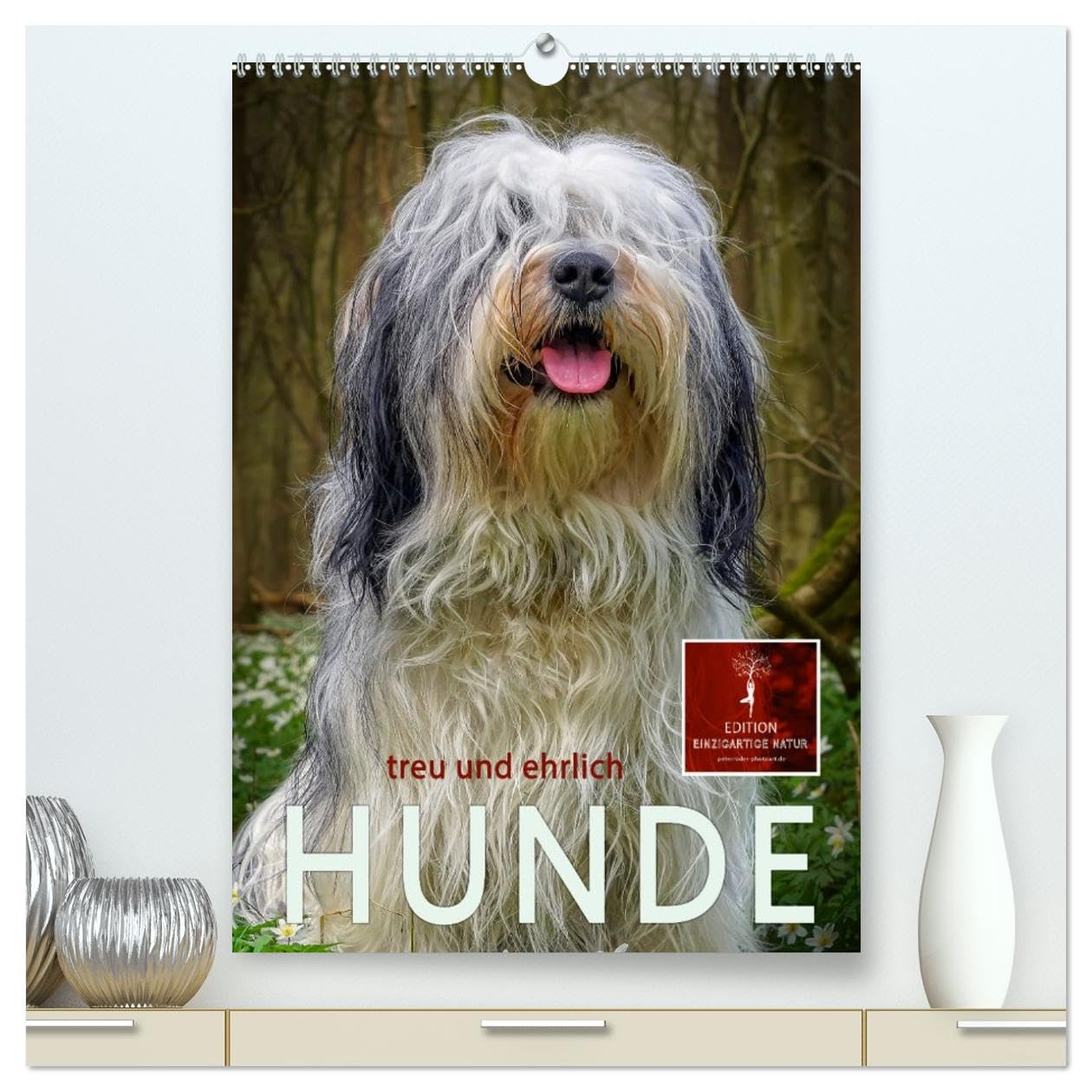 Hunde - treu und ehrlich (hochwertiger Premium Wandkalender 2026 DIN A2 hoch), Kunstdruck in Hochglanz Living & Furnishing