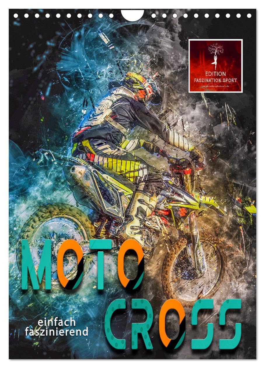 Motocross - einfach faszinierend (Wandkalender 2026 DIN A4 hoch), CALVENDO Monatskalender Living & Furnishing