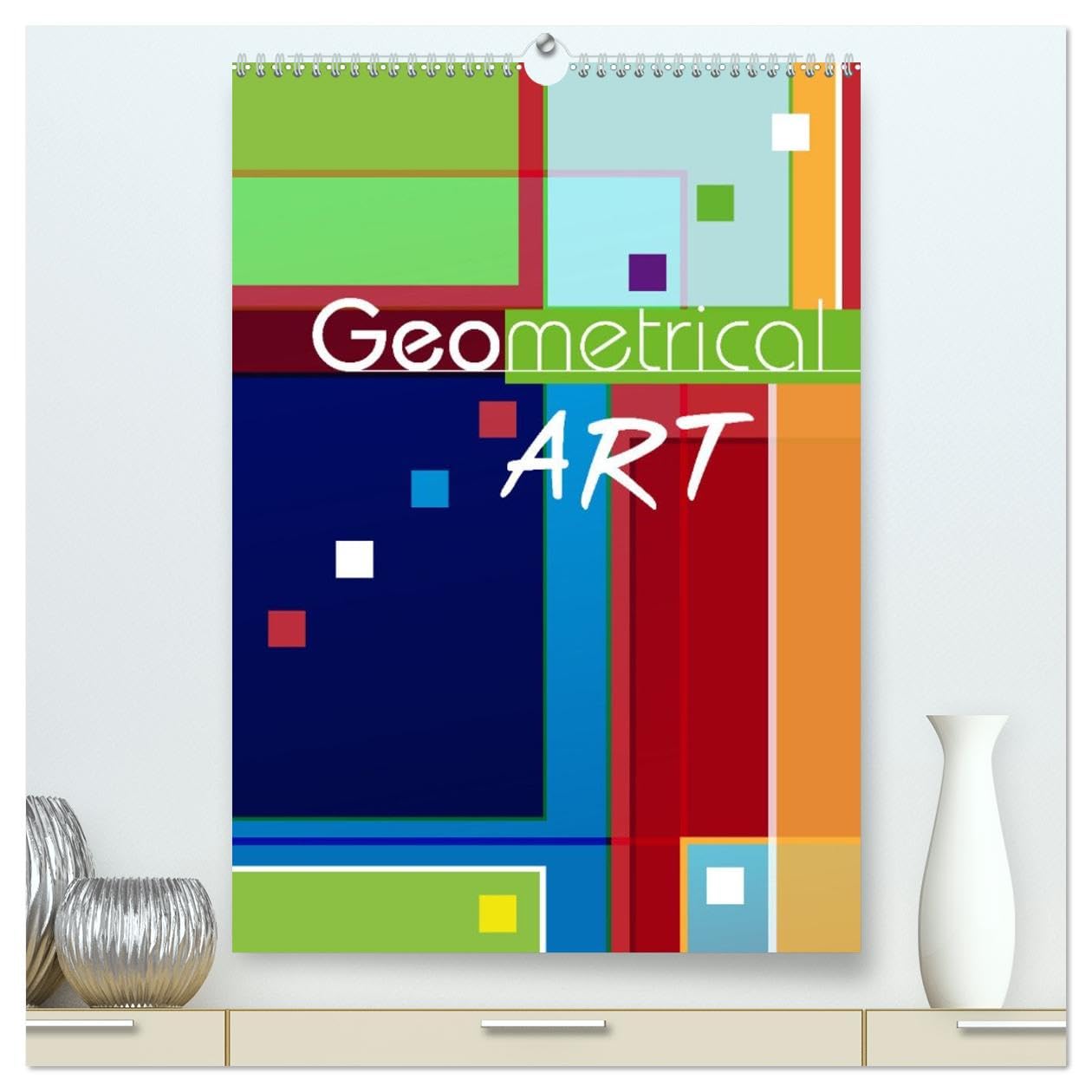 Geometrical ART (hochwertiger Premium Wandkalender 2026 DIN A2 hoch), Kunstdruck in Hochglanz Business & Technology