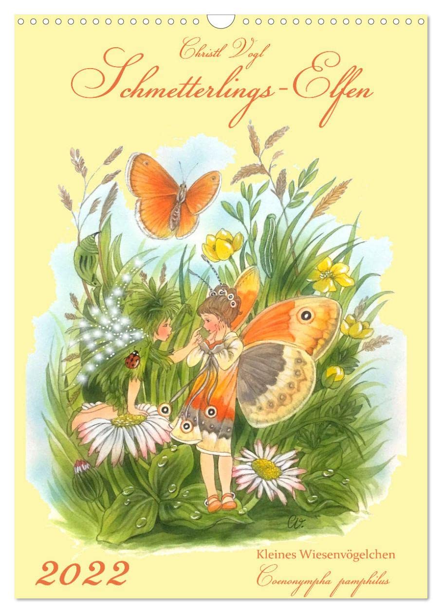 Schmetterlings-Elfen (Wandkalender 2026 DIN A3 hoch), CALVENDO Monatskalender Film, Art & Culture