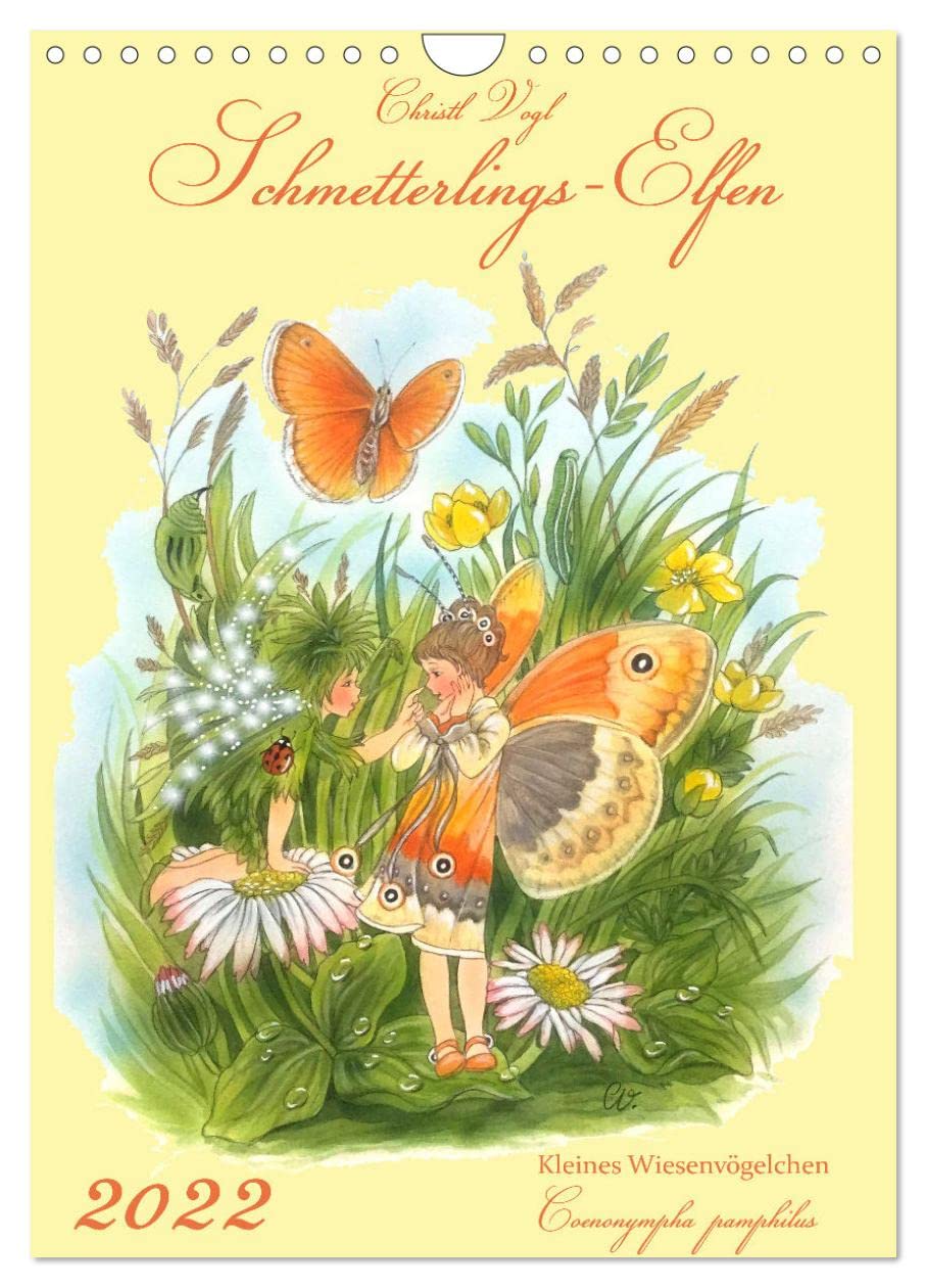 Schmetterlings-Elfen (Wandkalender 2026 DIN A4 hoch), CALVENDO Monatskalender Film, Art & Culture