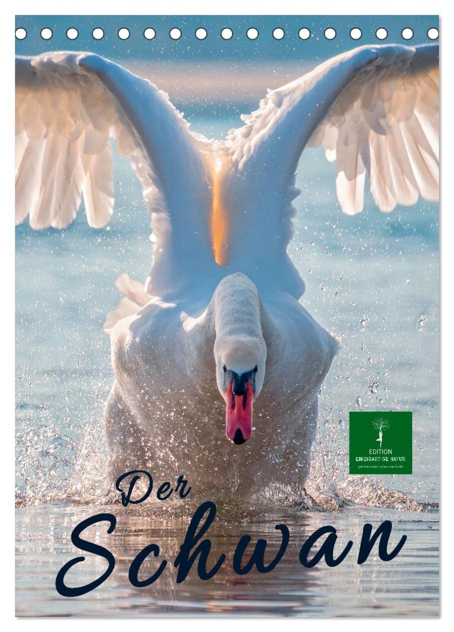 Der Schwan (Tischkalender 2026 DIN A5 hoch), CALVENDO Monatskalender Living & Furnishing