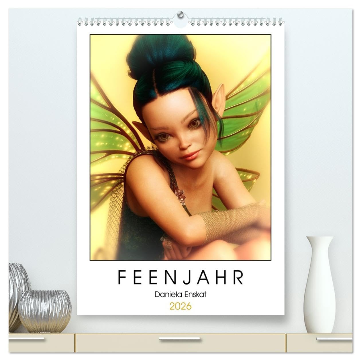 Feenjahr 2026 (hochwertiger Premium Wandkalender 2026 DIN A2 hoch), Kunstdruck in Hochglanz Leisure, Home & Garden