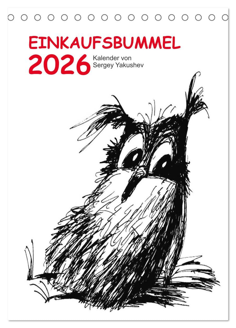 Einkaufsbummel 2026 (Tischkalender 2026 DIN A5 hoch), CALVENDO Monatskalender Natural Sciences
