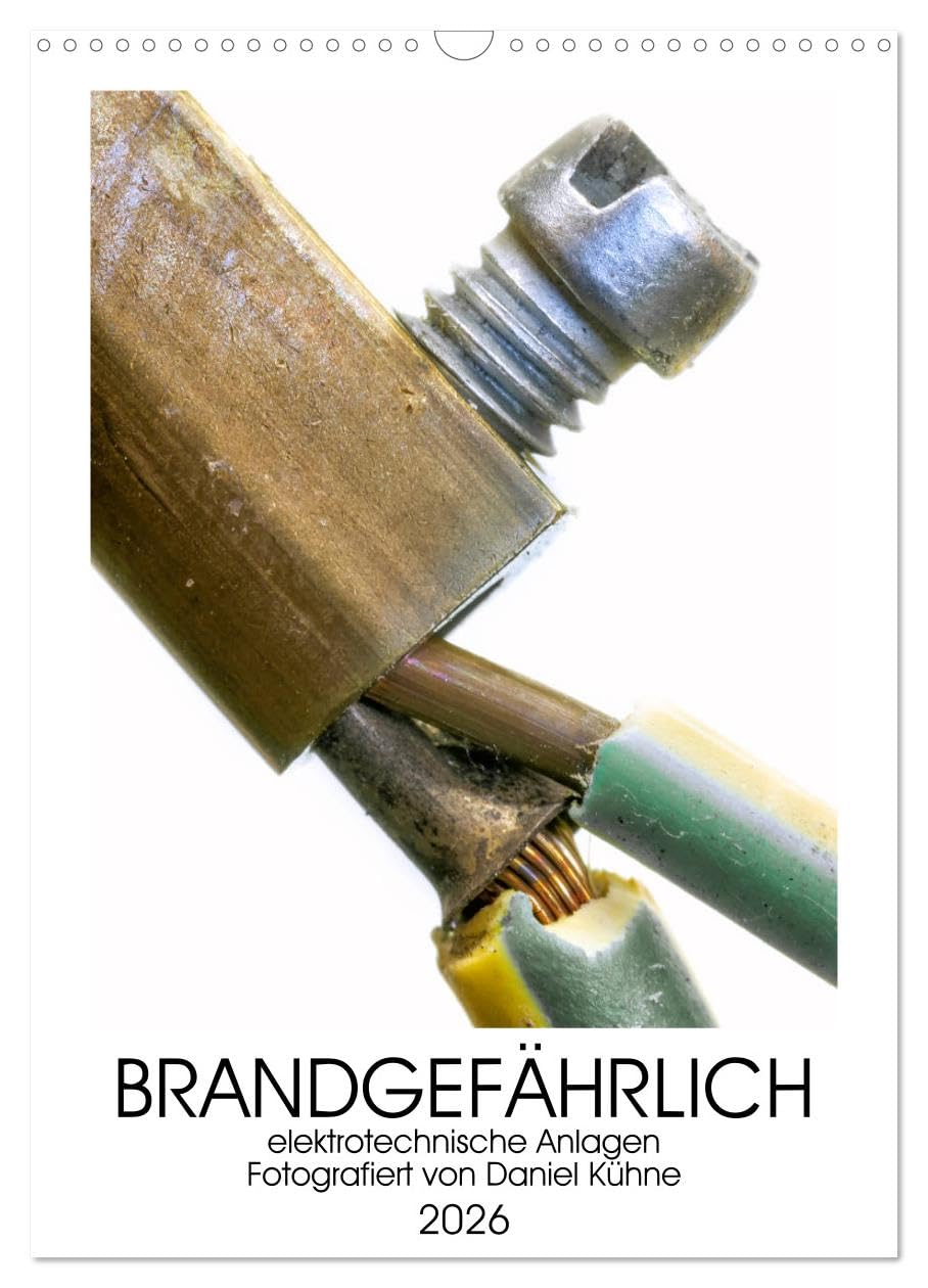 Brandgefährliche elektrische Anlagen (Wandkalender 2026 DIN A3 hoch), CALVENDO Monatskalender Leisure, Home & Garden