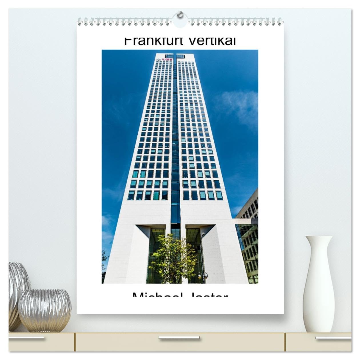 Frankfurt Vertikal Michael Jaster (hochwertiger Premium Wandkalender 2026 DIN A2 hoch), Kunstdruck in Hochglanz Leisure, Home & Garden
