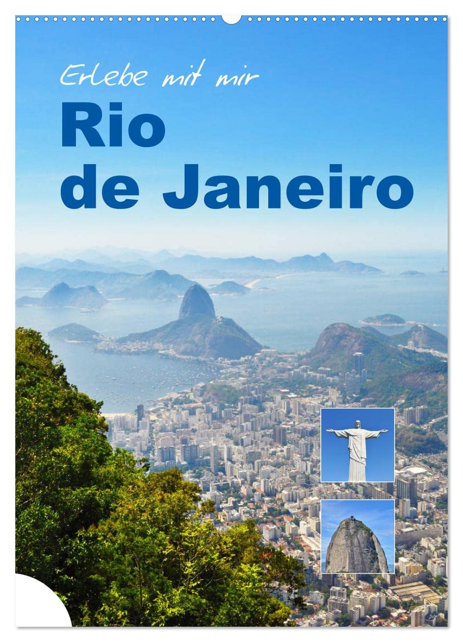 Erlebe mit mir Rio de Janeiro (Wandkalender 2026 DIN A2 hoch), CALVENDO Monatskalender Leisure, Home & Garden