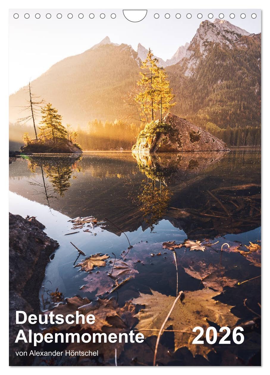 Deutsche Alpenmomente (Wandkalender 2026 DIN A4 hoch), CALVENDO Monatskalender Film, Art & Culture