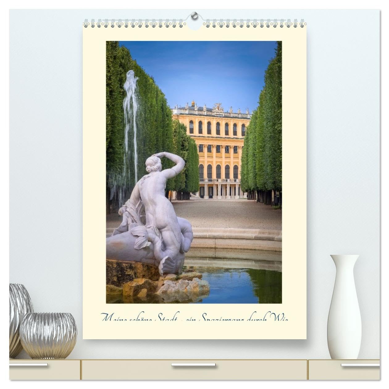 Meine schöne Stadt - ein Spaziergang durch Wien (hochwertiger Premium Wandkalender 2026 DIN A2 hoch), Kunstdruck in Hochglanz Leisure, Home & Garden