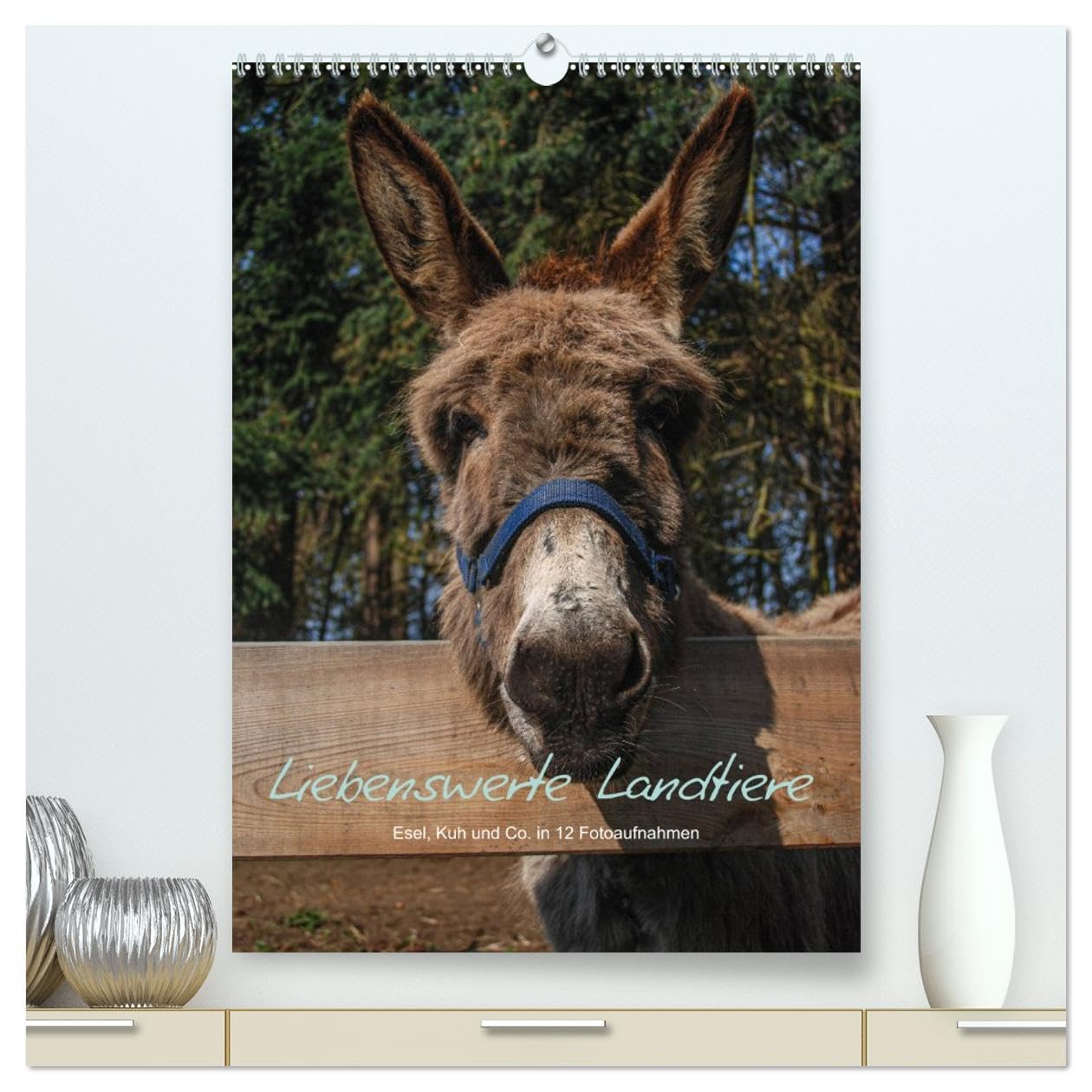 Liebenswerte Landtiere (hochwertiger Premium Wandkalender 2026 DIN A2 hoch), Kunstdruck in Hochglanz Living & Furnishing