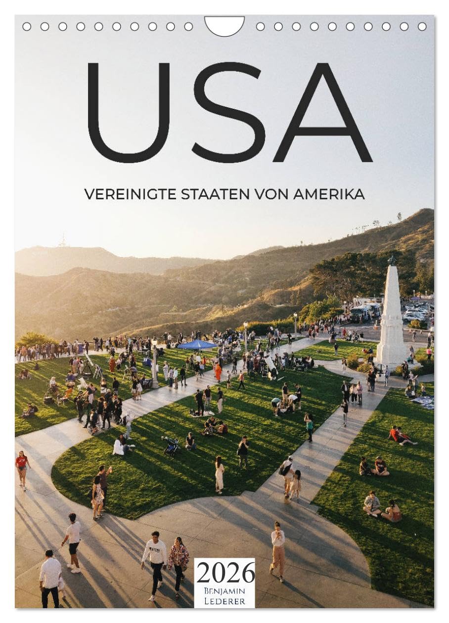 USA - Vereinigte Staaten von Amerika (Wandkalender 2026 DIN A4 hoch), CALVENDO Monatskalender Leisure, Home & Garden