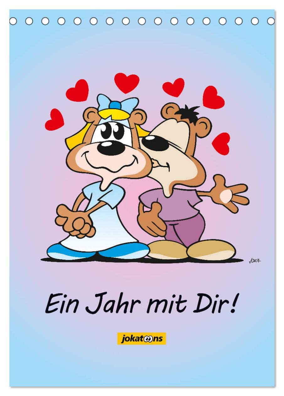 Ein Jahr mit Dir! (Tischkalender 2026 DIN A5 hoch), CALVENDO Monatskalender Pets