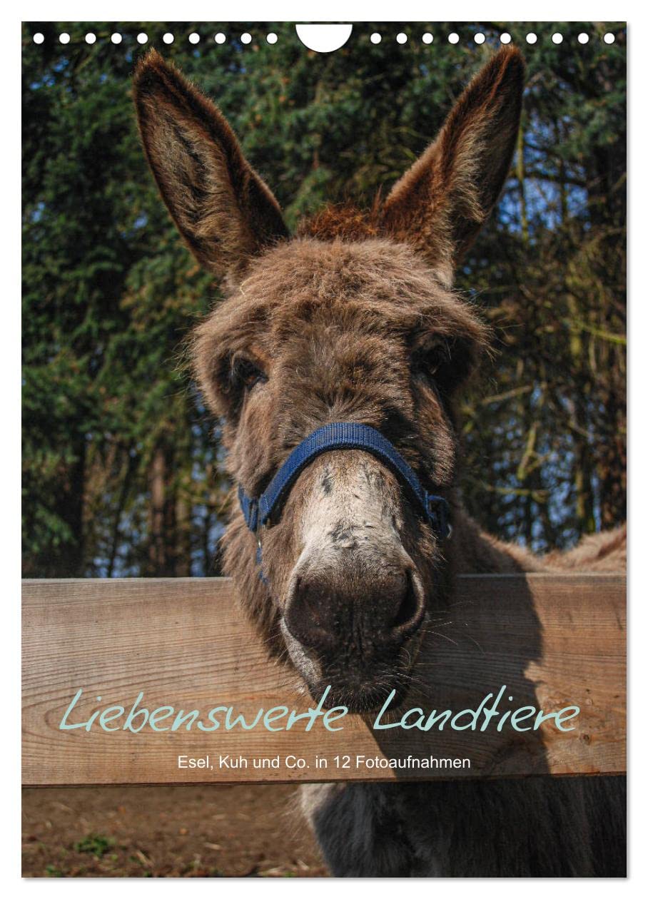 Liebenswerte Landtiere (Wandkalender 2026 DIN A4 hoch), CALVENDO Monatskalender Living & Furnishing