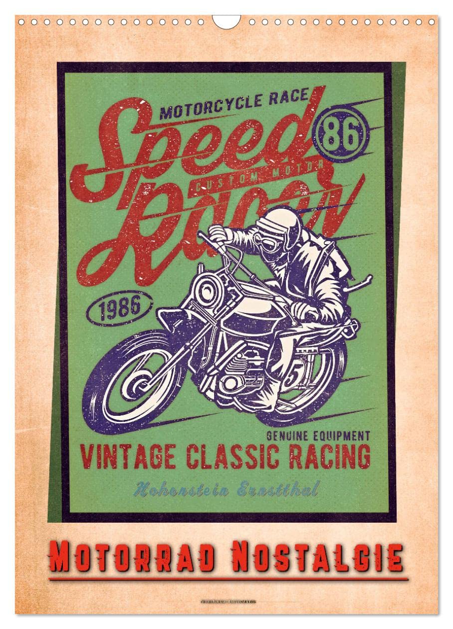 Motorrad Nostalgie (Wandkalender 2026 DIN A3 hoch), CALVENDO Monatskalender Photography