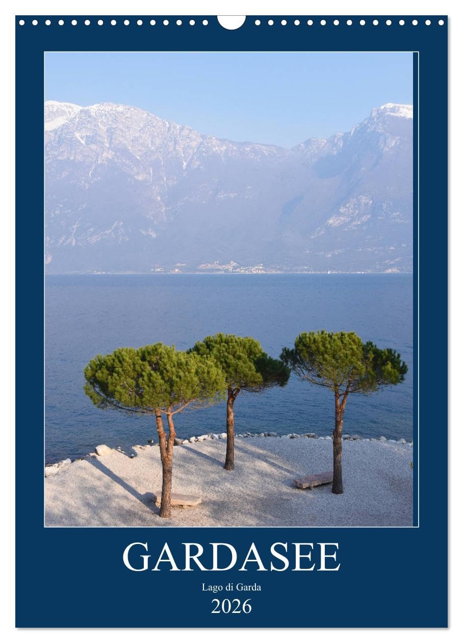 Eine zauberhafte Reise um den Gardasee (Wandkalender 2026 DIN A3 hoch), CALVENDO Monatskalender Leisure, Home & Garden