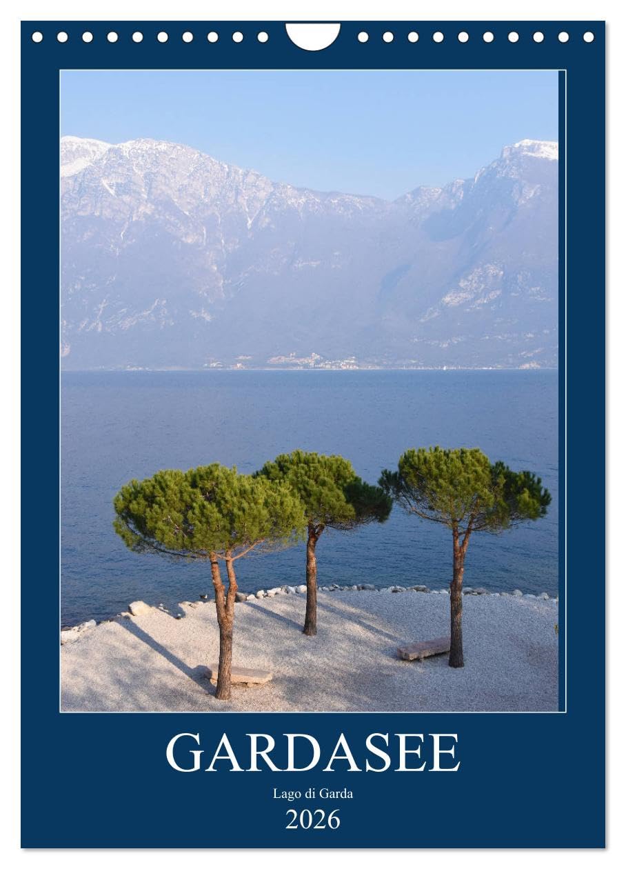 Eine zauberhafte Reise um den Gardasee (Wandkalender 2026 DIN A4 hoch), CALVENDO Monatskalender Leisure, Home & Garden