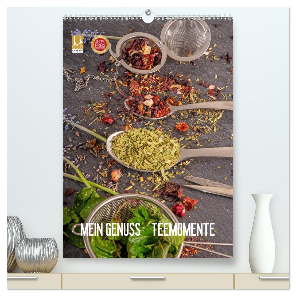Mein Genuss Teemomente (hochwertiger Premium Wandkalender 2026 DIN A2 hoch), Kunstdruck in Hochglanz Film, Art & Culture
