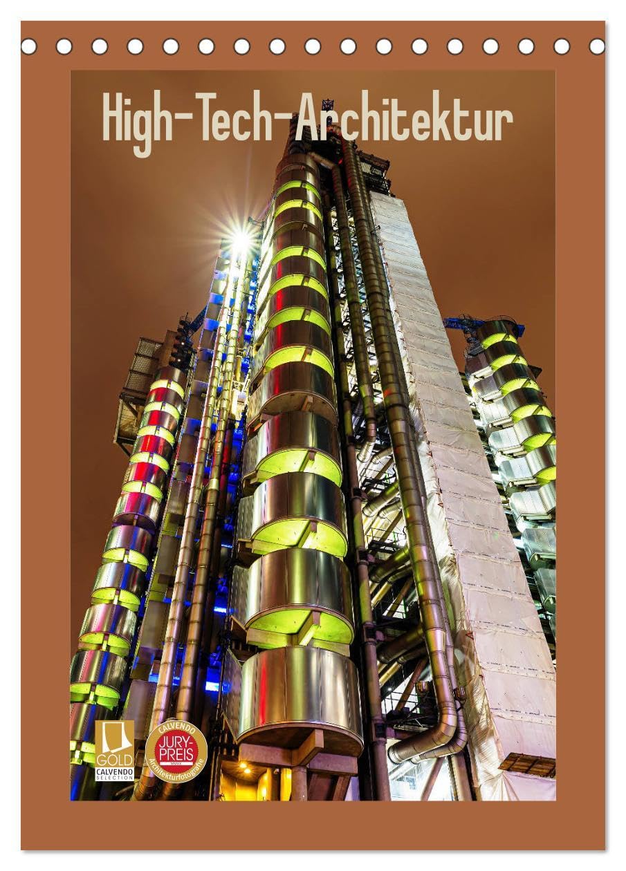 High-Tech-Architektur (Tischkalender 2026 DIN A5 hoch), CALVENDO Monatskalender Photography