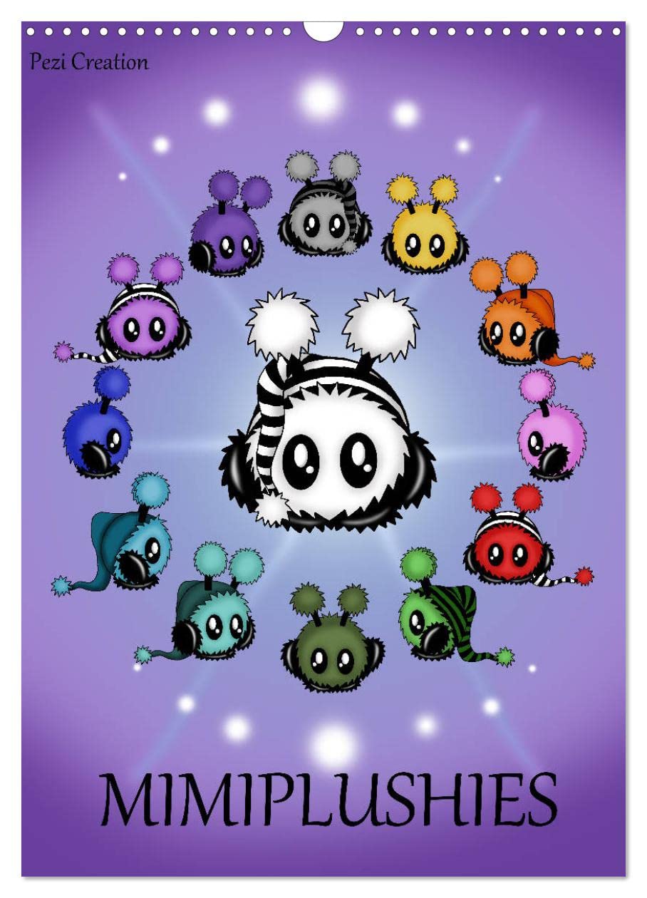 Mimiplushies (Wandkalender 2026 DIN A3 hoch), CALVENDO Monatskalender Film, Art & Culture