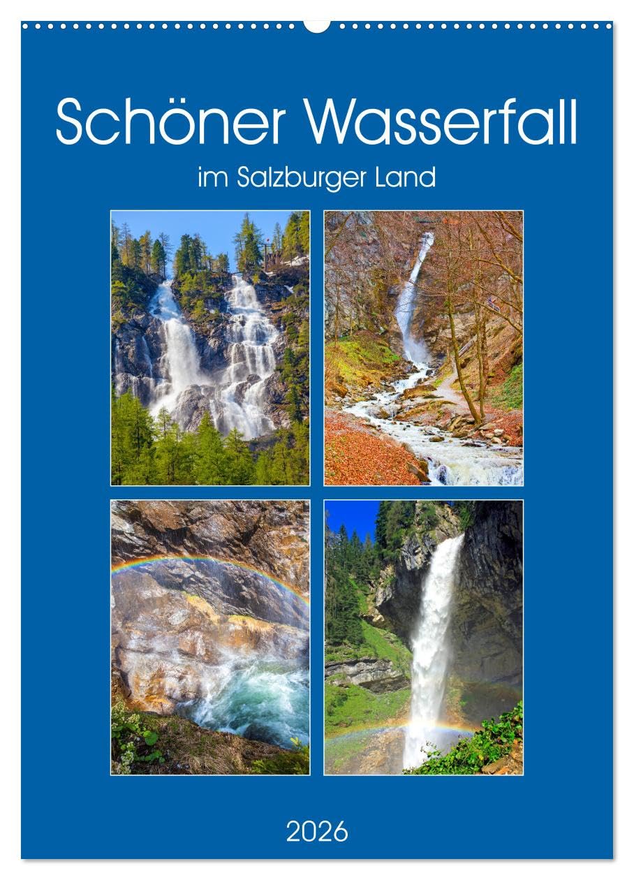 Schöner Wasserfall (Wandkalender 2026 DIN A2 hoch), CALVENDO Monatskalender Social Sciences