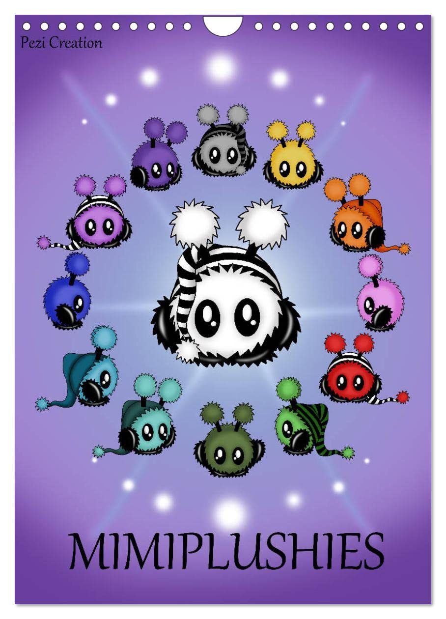 Mimiplushies (Wandkalender 2026 DIN A4 hoch), CALVENDO Monatskalender Film, Art & Culture