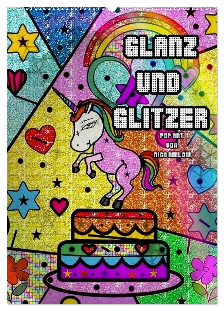 Glanz und Glitzer (Wandkalender 2026 DIN A2 hoch), CALVENDO Monatskalender Film, Art & Culture