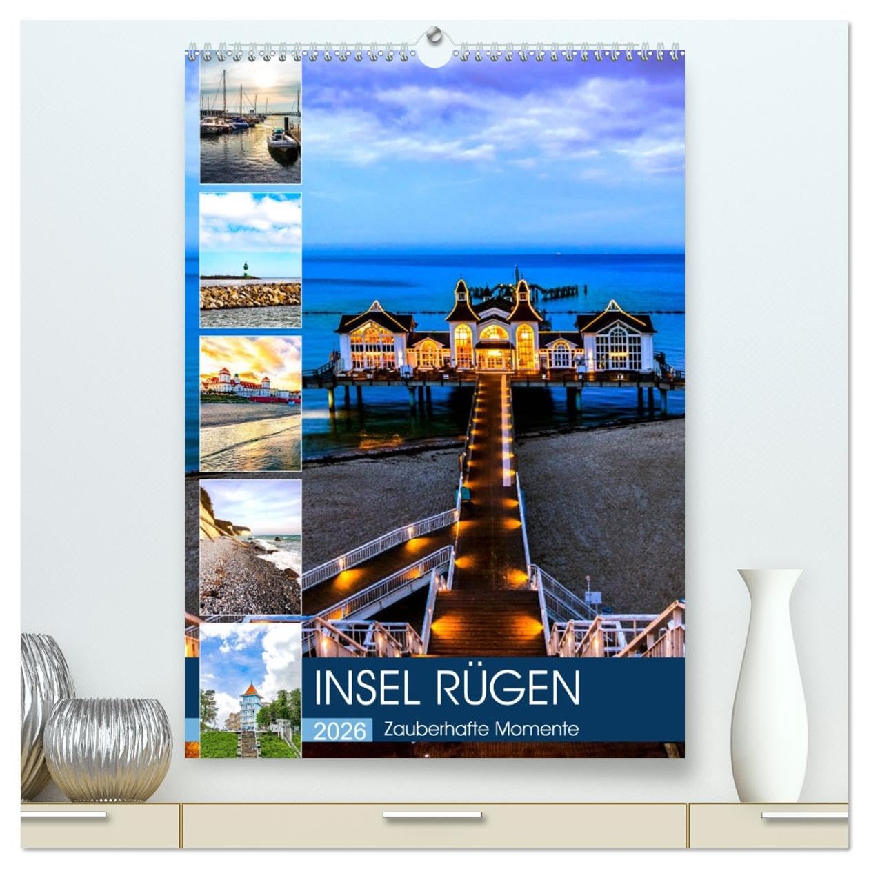 INSEL RÜGEN - Zauberhafte Momente (hochwertiger Premium Wandkalender 2026 DIN A2 hoch), Kunstdruck in Hochglanz Film, Art & Culture