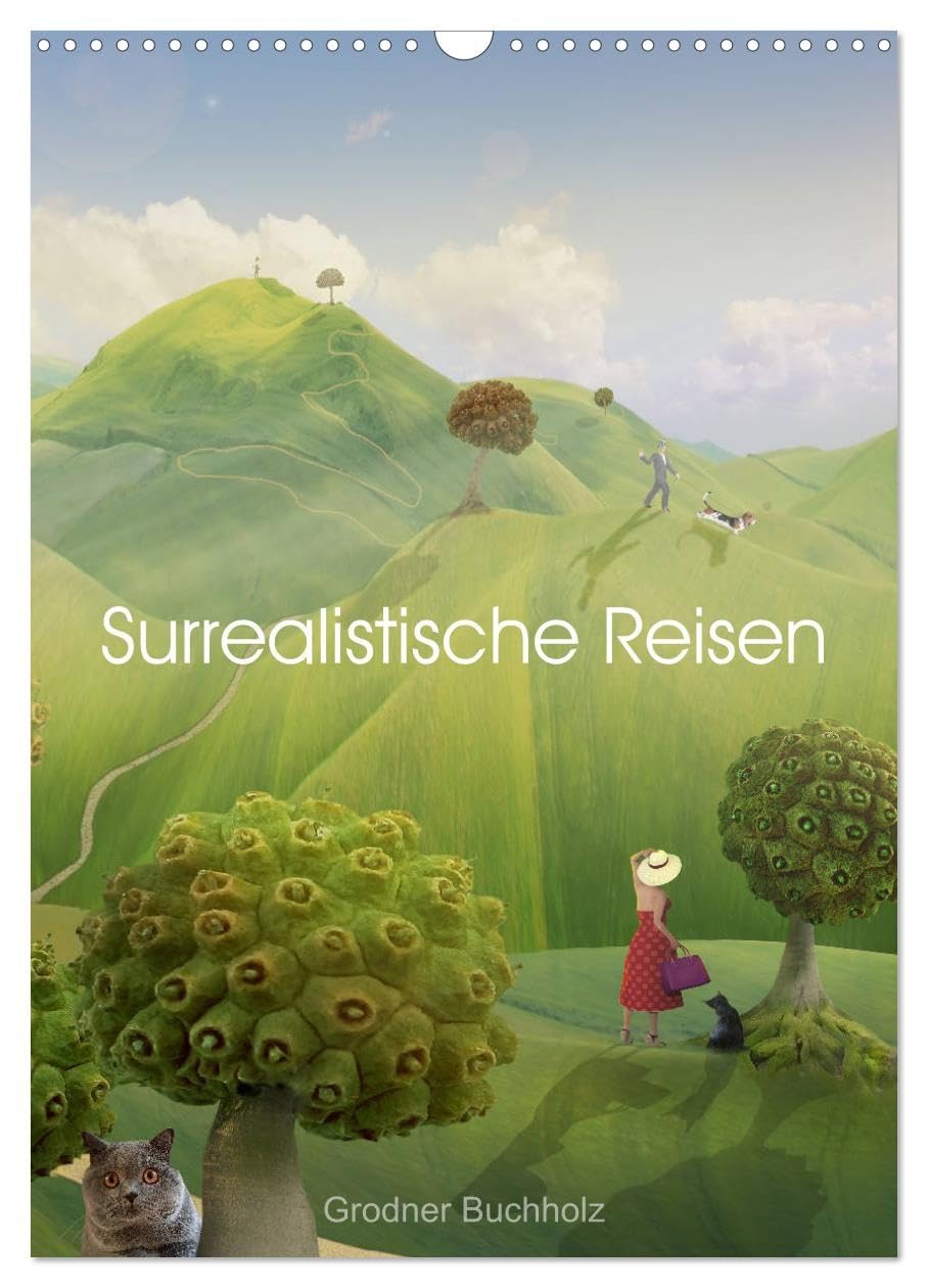 Surrealistische Reisen (Wandkalender 2026 DIN A3 hoch), CALVENDO Monatskalender Calendars