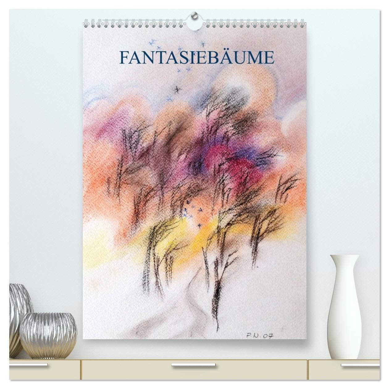 Fantasiebäume (hochwertiger Premium Wandkalender 2026 DIN A2 hoch), Kunstdruck in Hochglanz Leisure, Home & Garden