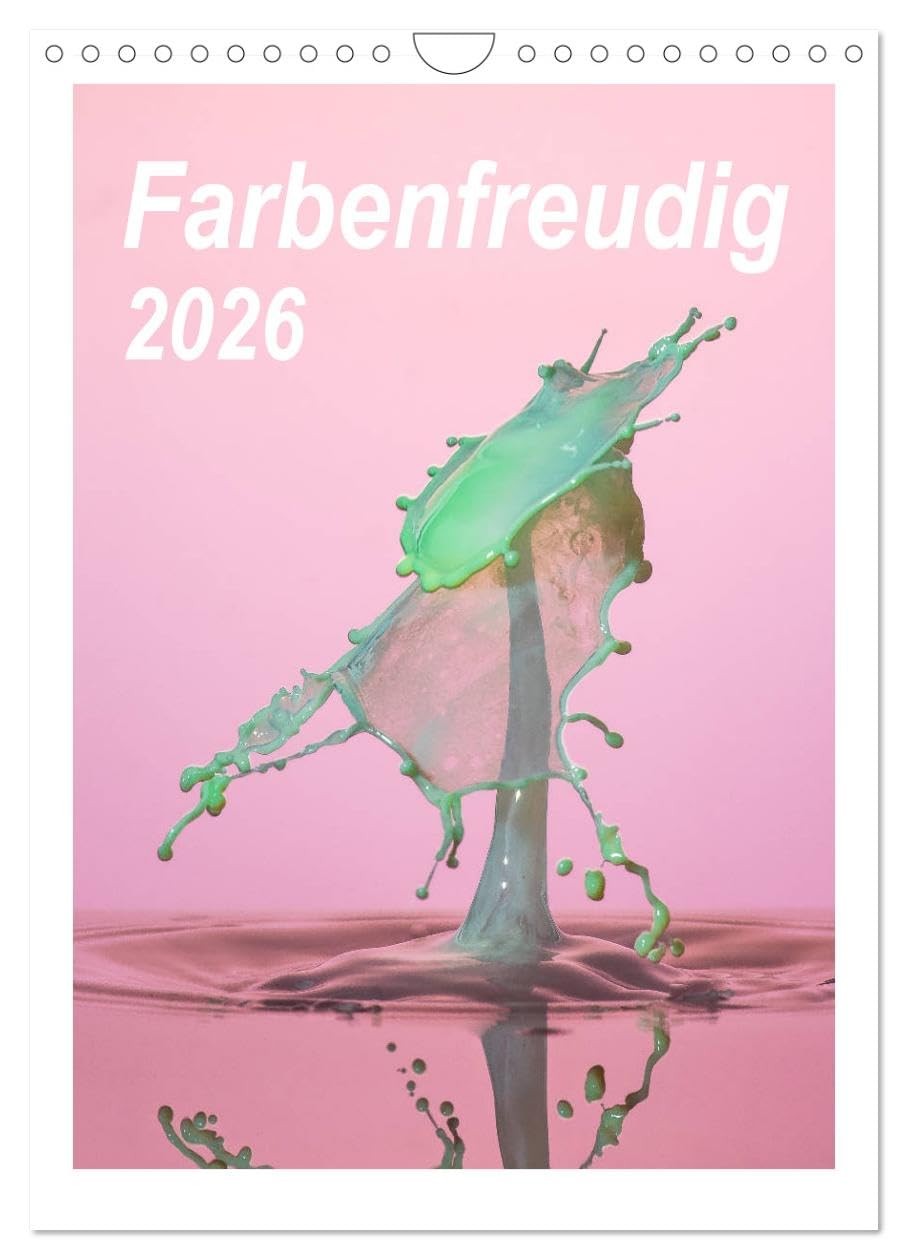 Farbenfreudig (Wandkalender 2026 DIN A4 hoch), CALVENDO Monatskalender Social Sciences
