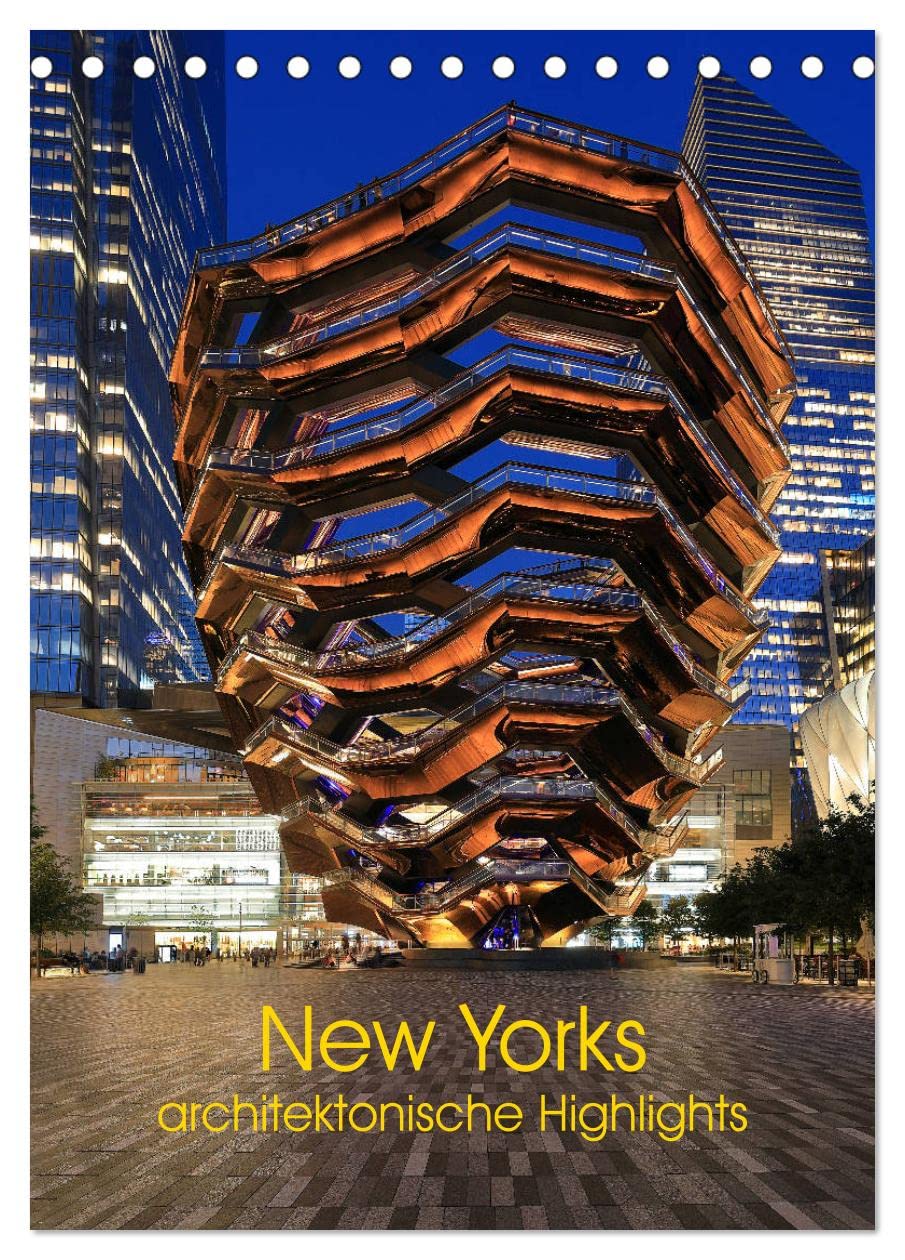New Yorks architektonische Highlights (Tischkalender 2026 DIN A5 hoch), CALVENDO Monatskalender Film, Art & Culture