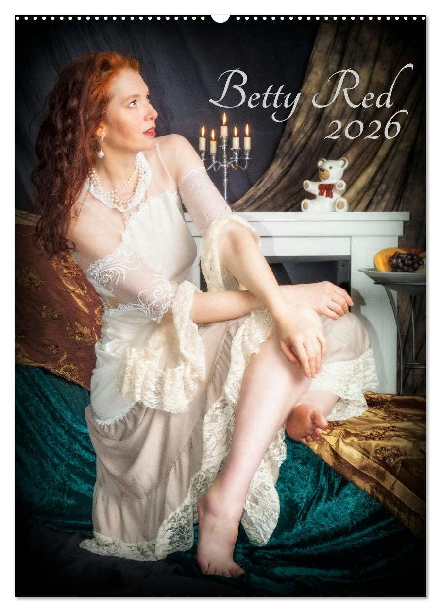 Betty Red (Wandkalender 2026 DIN A2 hoch), CALVENDO Monatskalender Calendars