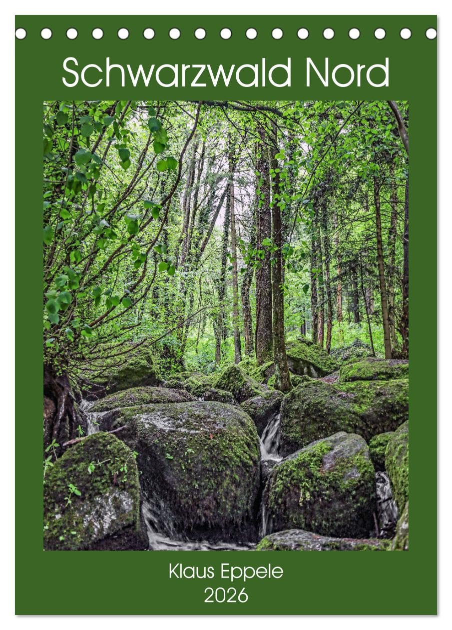 Schwarzwald Nord (Tischkalender 2026 DIN A5 hoch), CALVENDO Monatskalender Leisure, Home & Garden