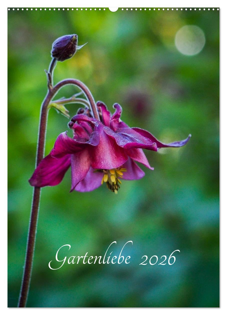 Gartenliebe (Wandkalender 2026 DIN A2 hoch), CALVENDO Monatskalender Leisure, Home & Garden