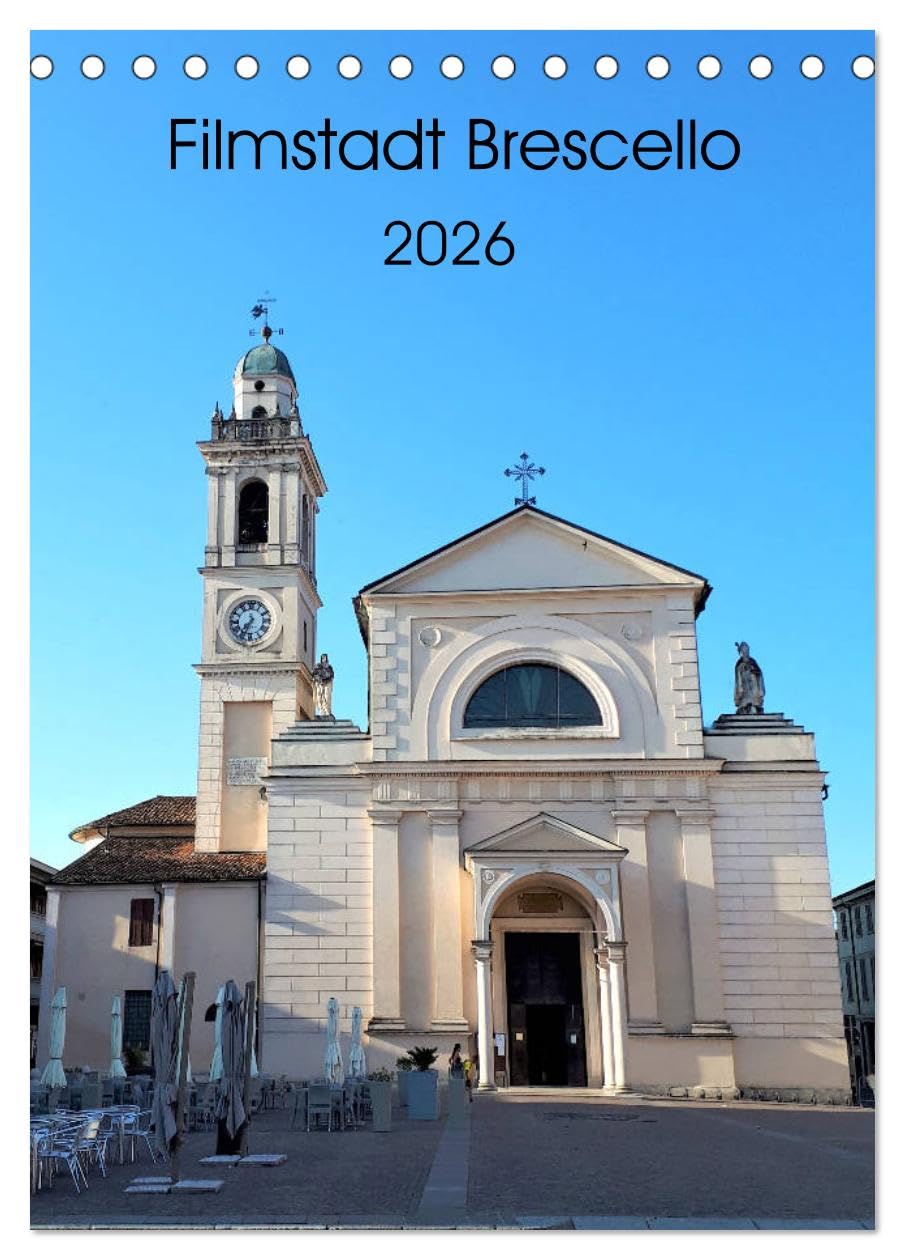 Filmstadt Brescello (Tischkalender 2026 DIN A5 hoch), CALVENDO Monatskalender Leisure, Home & Garden