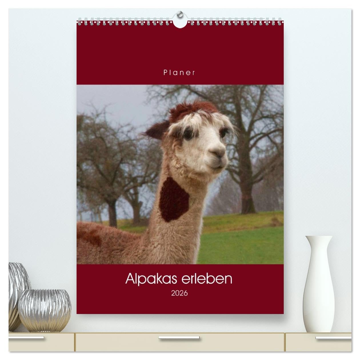 Alpakas erleben (hochwertiger Premium Wandkalender 2026 DIN A2 hoch), Kunstdruck in Hochglanz Natural Sciences