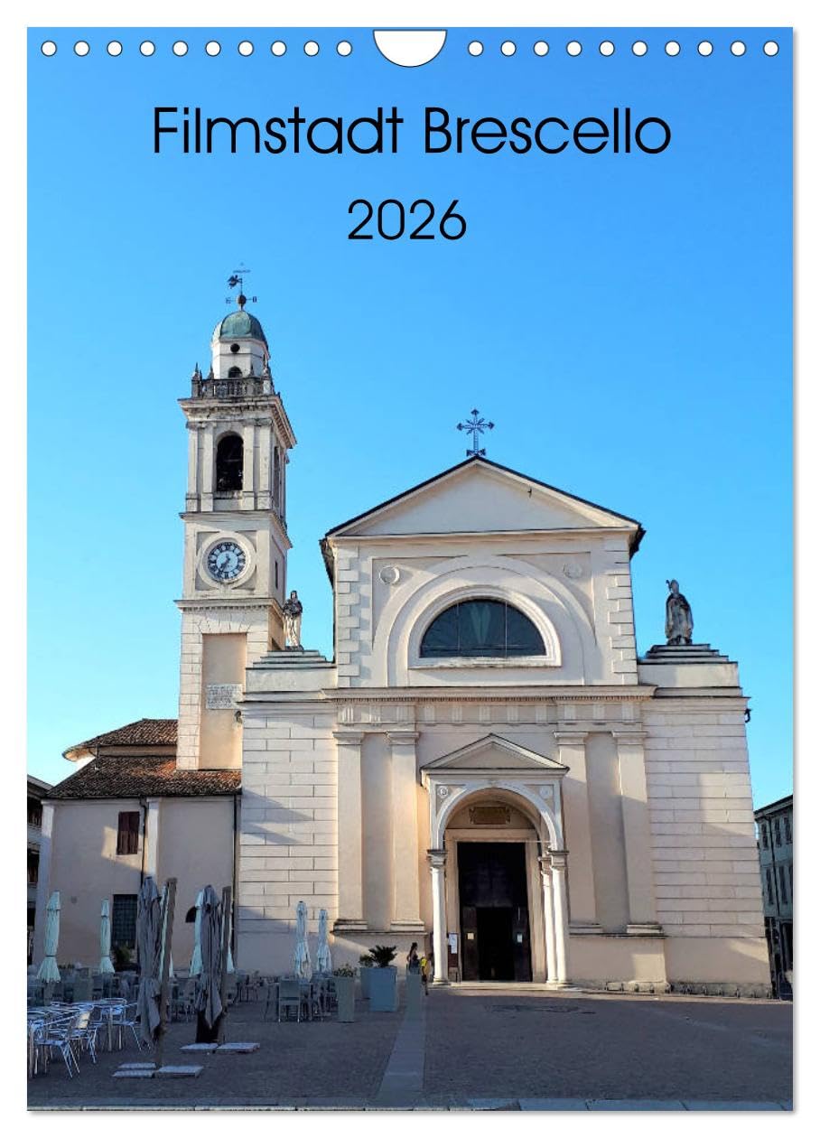 Filmstadt Brescello (Wandkalender 2026 DIN A4 hoch), CALVENDO Monatskalender Leisure, Home & Garden
