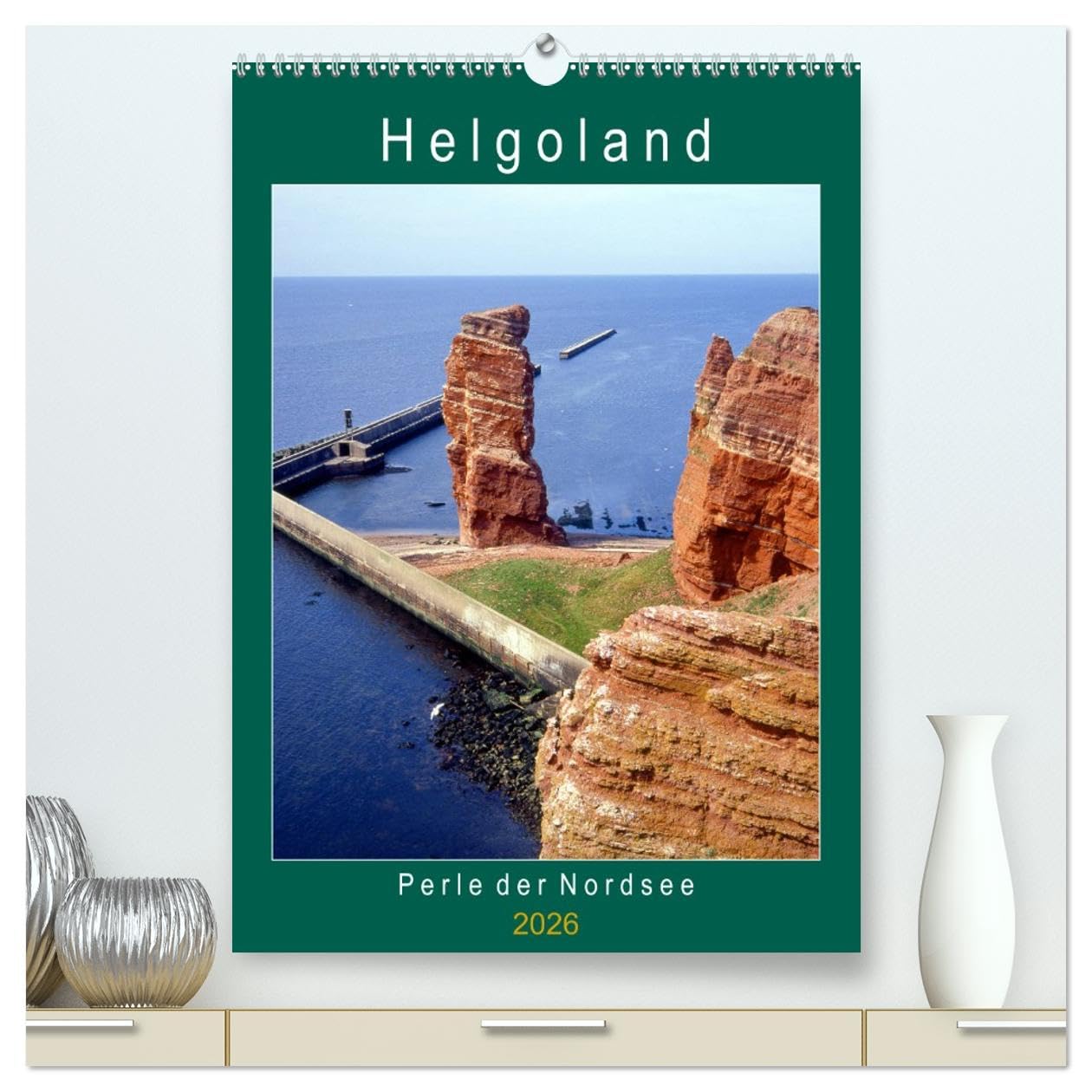Helgoland, Perle der Nordsee (hochwertiger Premium Wandkalender 2026 DIN A2 hoch), Kunstdruck in Hochglanz Leisure, Home & Garden