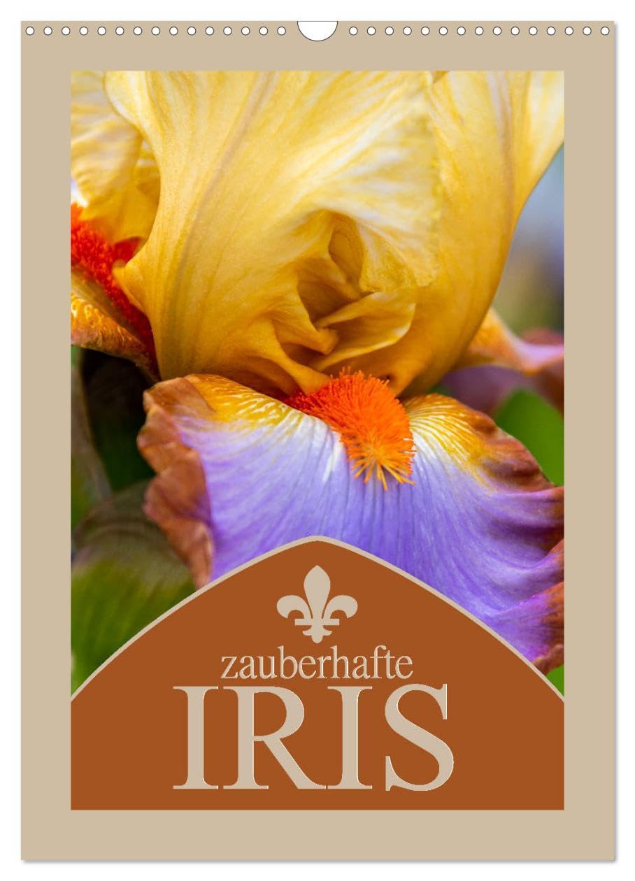 Zauberhafte Iris (Wandkalender 2026 DIN A3 hoch), CALVENDO Monatskalender: Scherlilien sind Knollengewächse die Rhizome bilden und nach der Göttin des Regenbogens benannt wurden. (CALVENDO Natur) Social Sciences