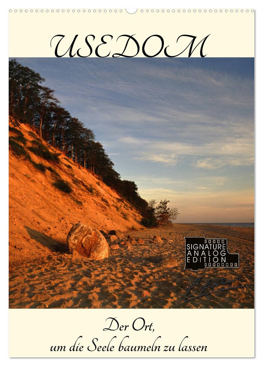 Usedom (Wandkalender 2026 DIN A2 hoch), CALVENDO Monatskalender Leisure, Home & Garden