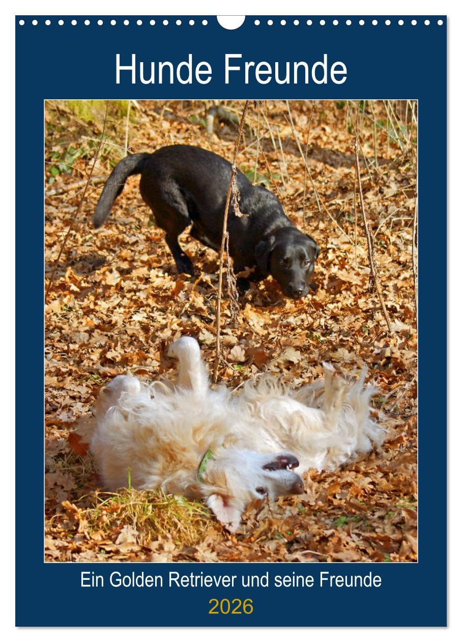 Hunde Freunde (Wandkalender 2026 DIN A3 hoch), CALVENDO Monatskalender Natural Sciences