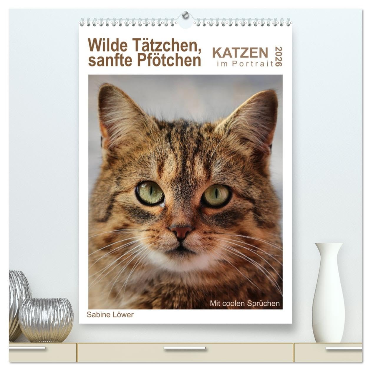 Wilde Tätzchen, sanfte Pfötchen (hochwertiger Premium Wandkalender 2026 DIN A2 hoch), Kunstdruck in Hochglanz Social Sciences