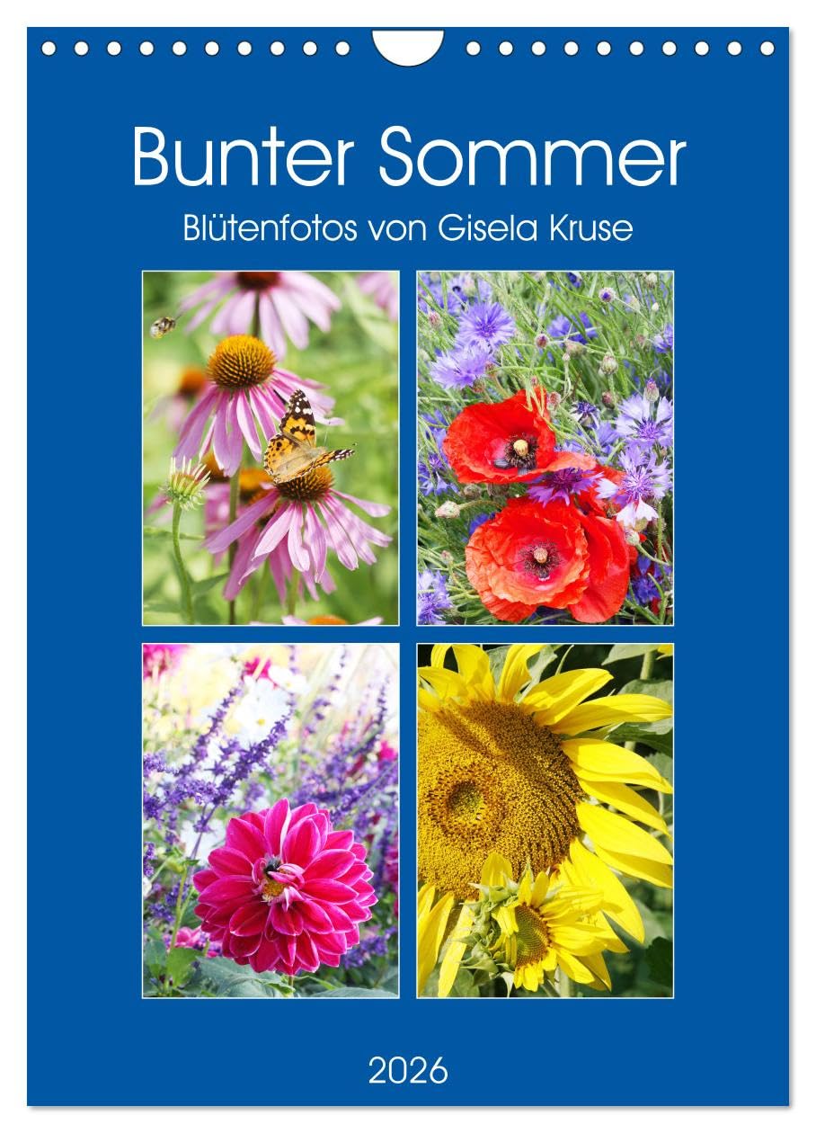 Bunter Sommer (Wandkalender 2026 DIN A4 hoch), CALVENDO Monatskalender Business & Technology