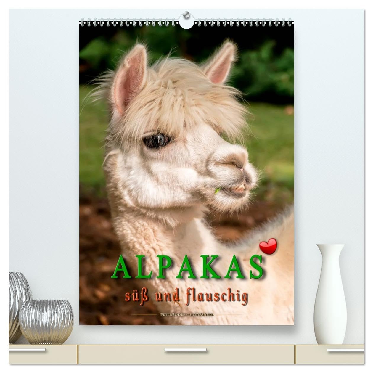 Alpakas - süß und flauschig (hochwertiger Premium Wandkalender 2026 DIN A2 hoch), Kunstdruck in Hochglanz Natural Sciences