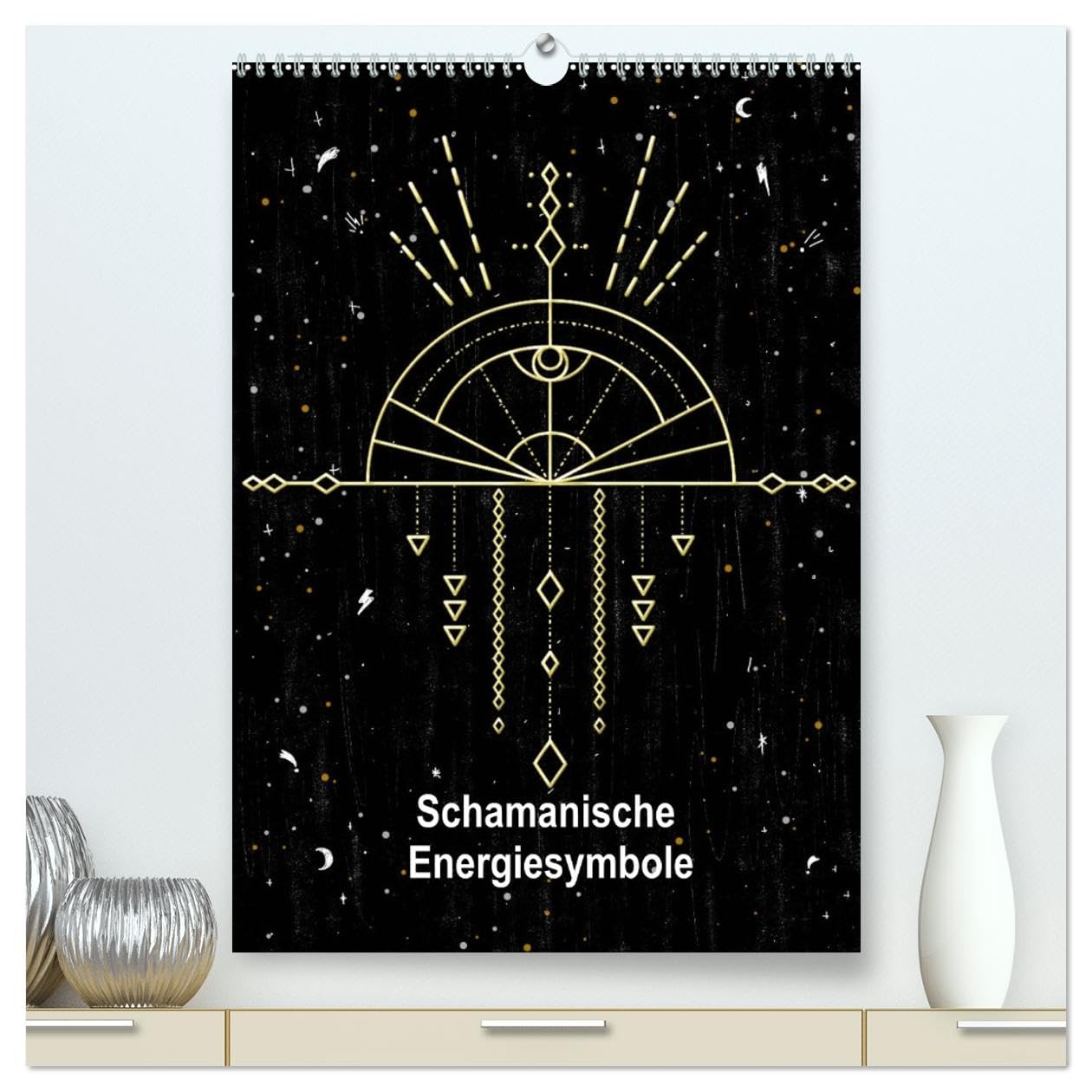 Schamanische Energiesymbole (hochwertiger Premium Wandkalender 2026 DIN A2 hoch), Kunstdruck in Hochglanz Health, Nutrition & Fitness