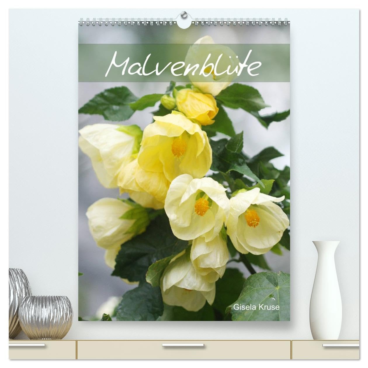 Malvenblüte (hochwertiger Premium Wandkalender 2026 DIN A2 hoch), Kunstdruck in Hochglanz Business & Technology