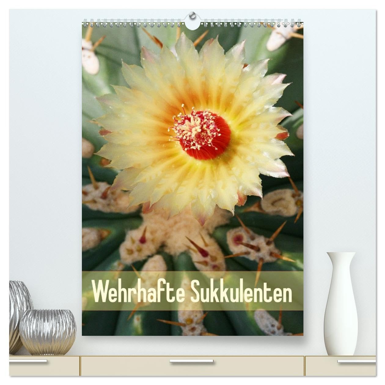 Wehrhafte Sukkulenten (hochwertiger Premium Wandkalender 2026 DIN A2 hoch), Kunstdruck in Hochglanz Business & Technology
