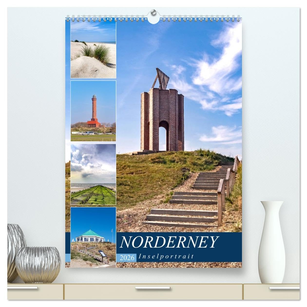 Norderney Inselportrait (hochwertiger Premium Wandkalender 2026 DIN A2 hoch), Kunstdruck in Hochglanz Leisure, Home & Garden
