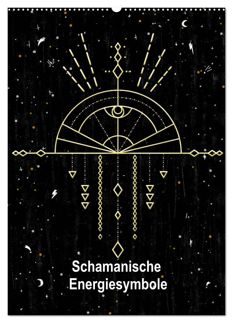 Schamanische Energiesymbole (Wandkalender 2026 DIN A2 hoch), CALVENDO Monatskalender Health, Nutrition & Fitness