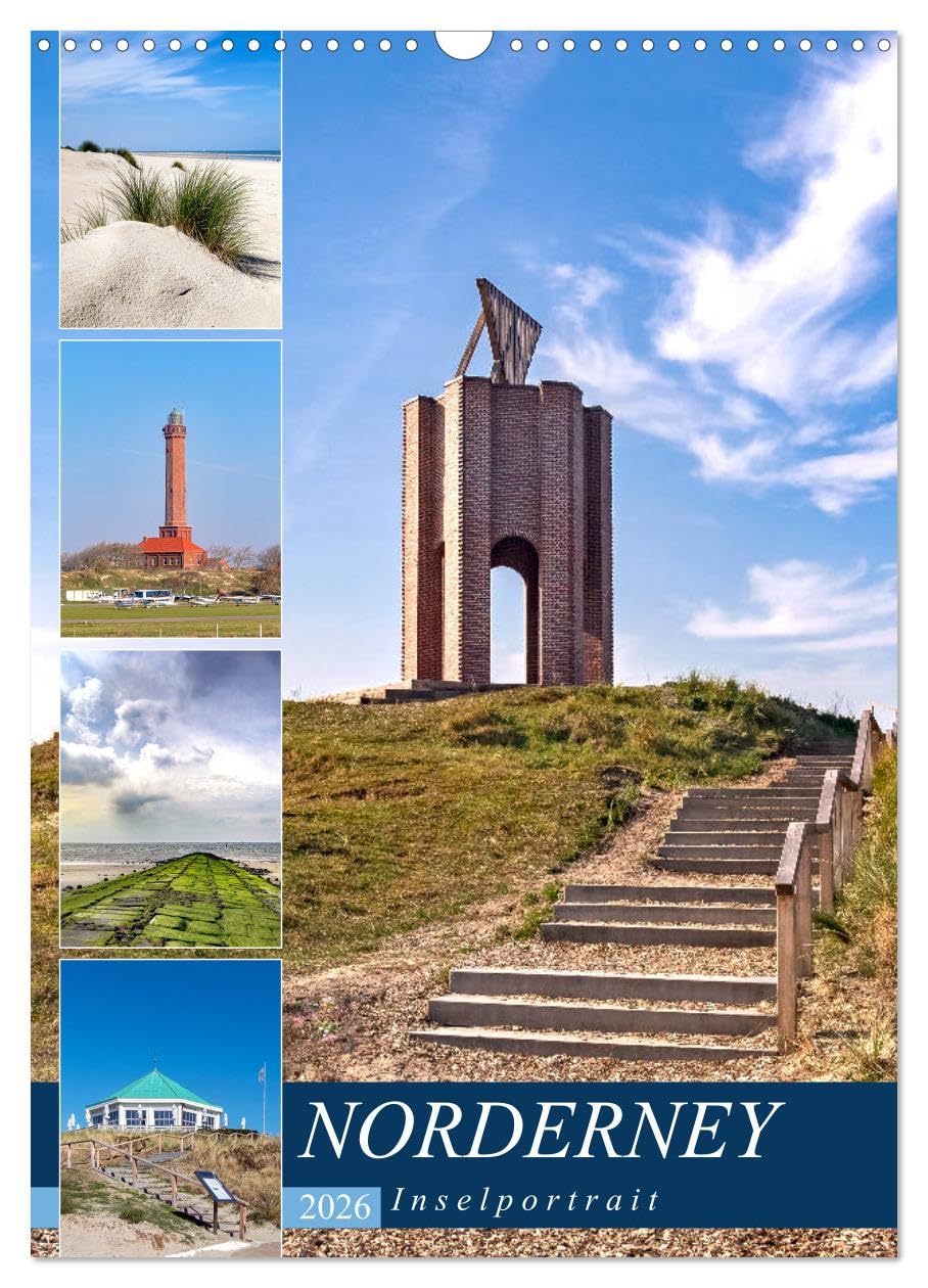 Norderney Inselportrait (Wandkalender 2026 DIN A3 hoch), CALVENDO Monatskalender Leisure, Home & Garden